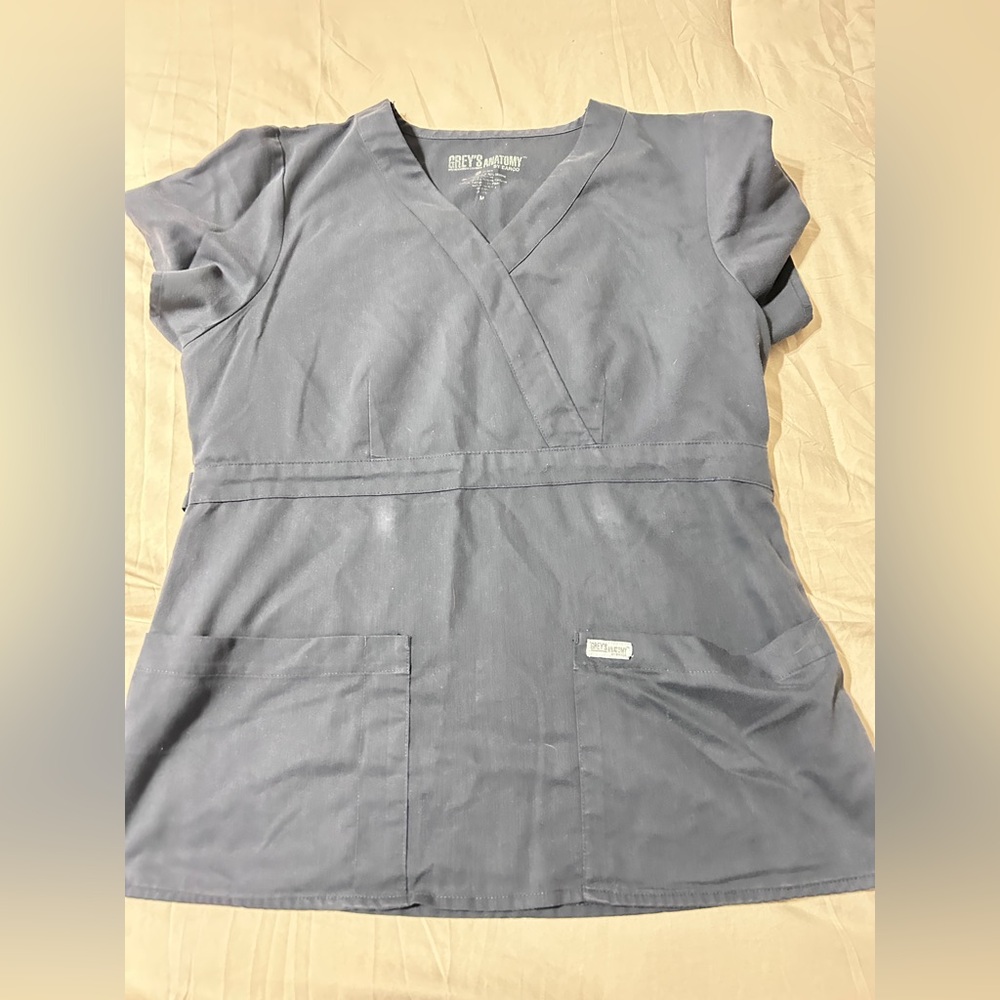 Women’s Grey Grey’s Anatomy Scrub Top